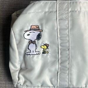 SNOOPY peanuts mini puffer duffel bag